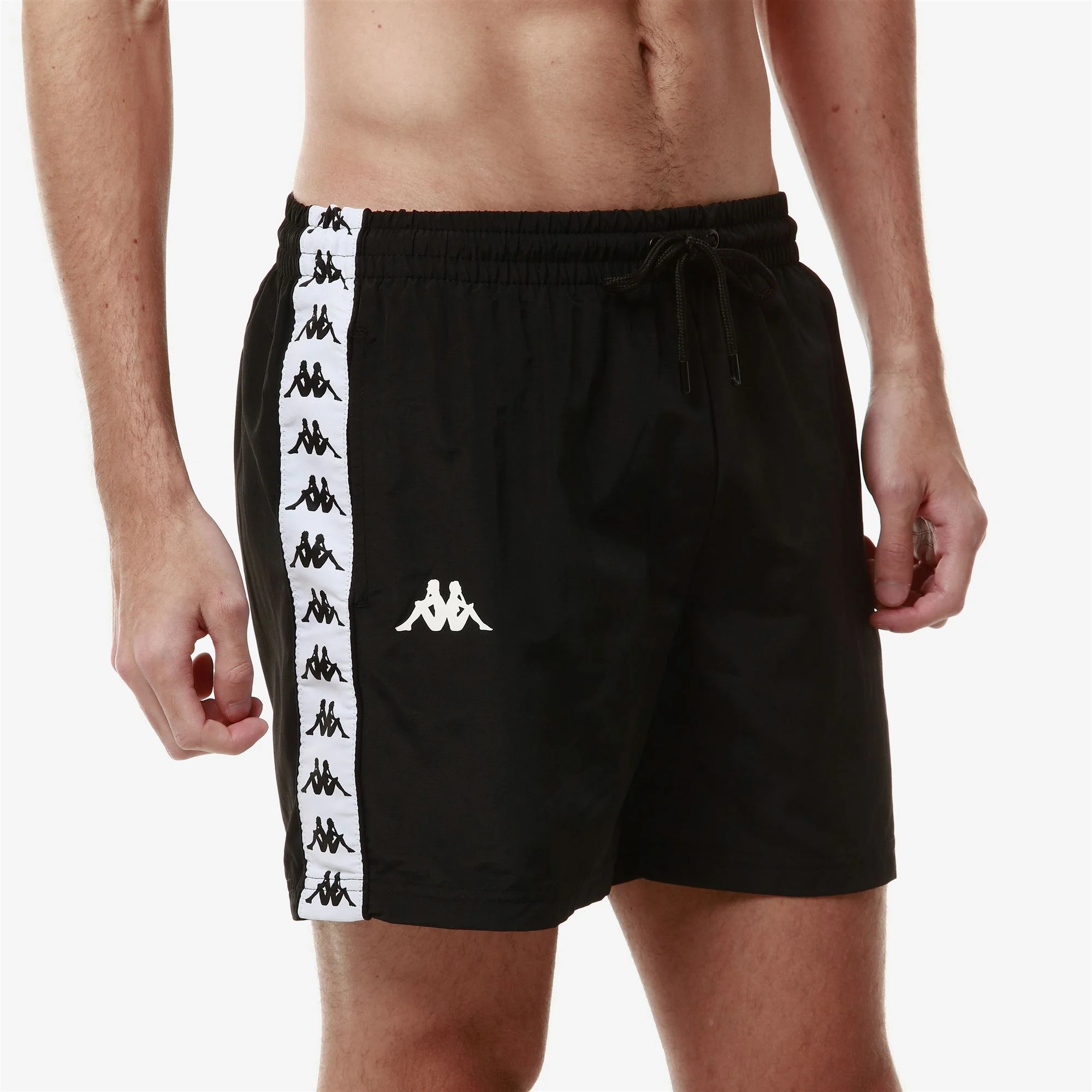 222 BANDA    CONEY - Bathing Suits - Swimming Trunks - Man - BLACK-WHITE - Image 5