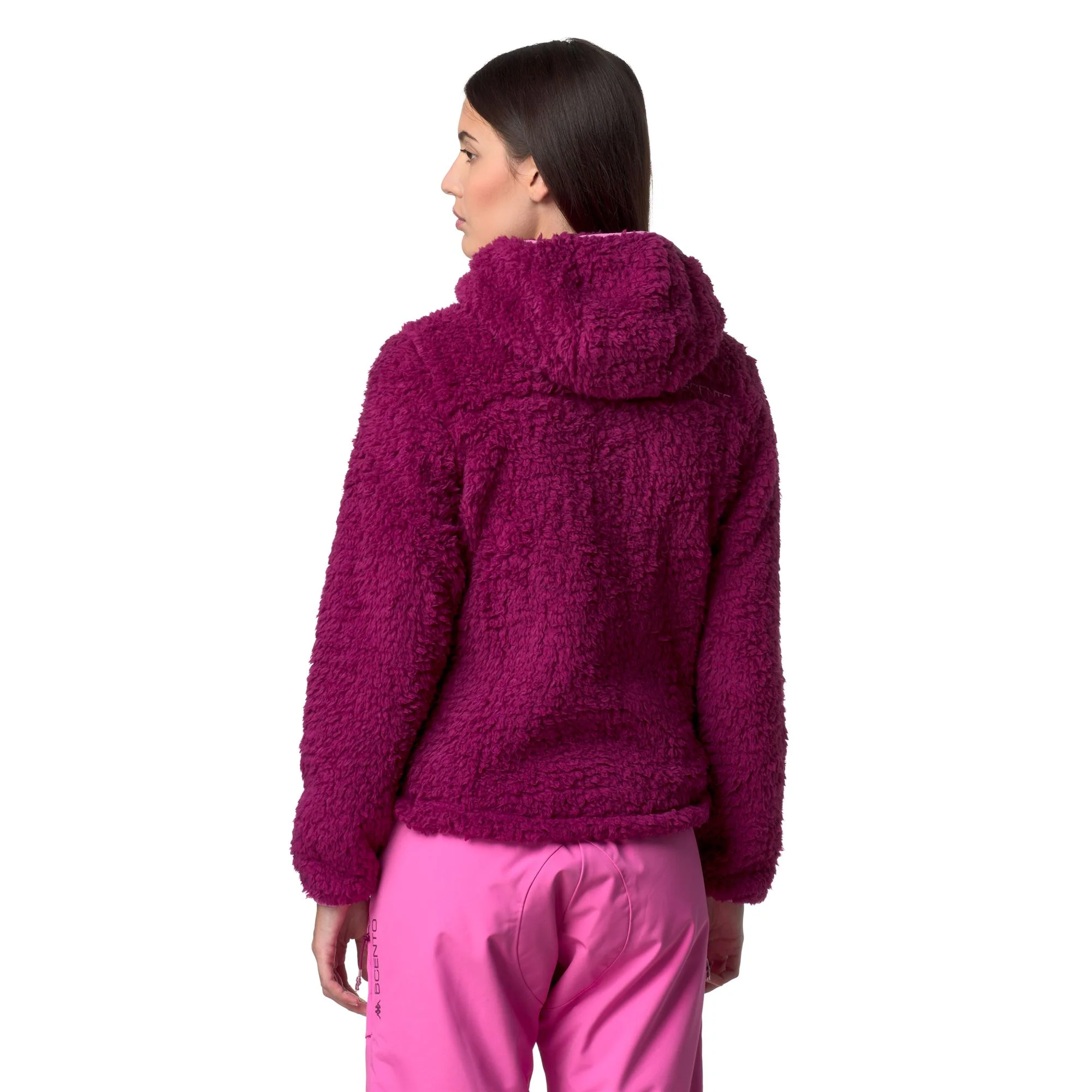 645C - Fleece - Jacket - Woman - Red Plum-Fuchsia Lt - Image 6