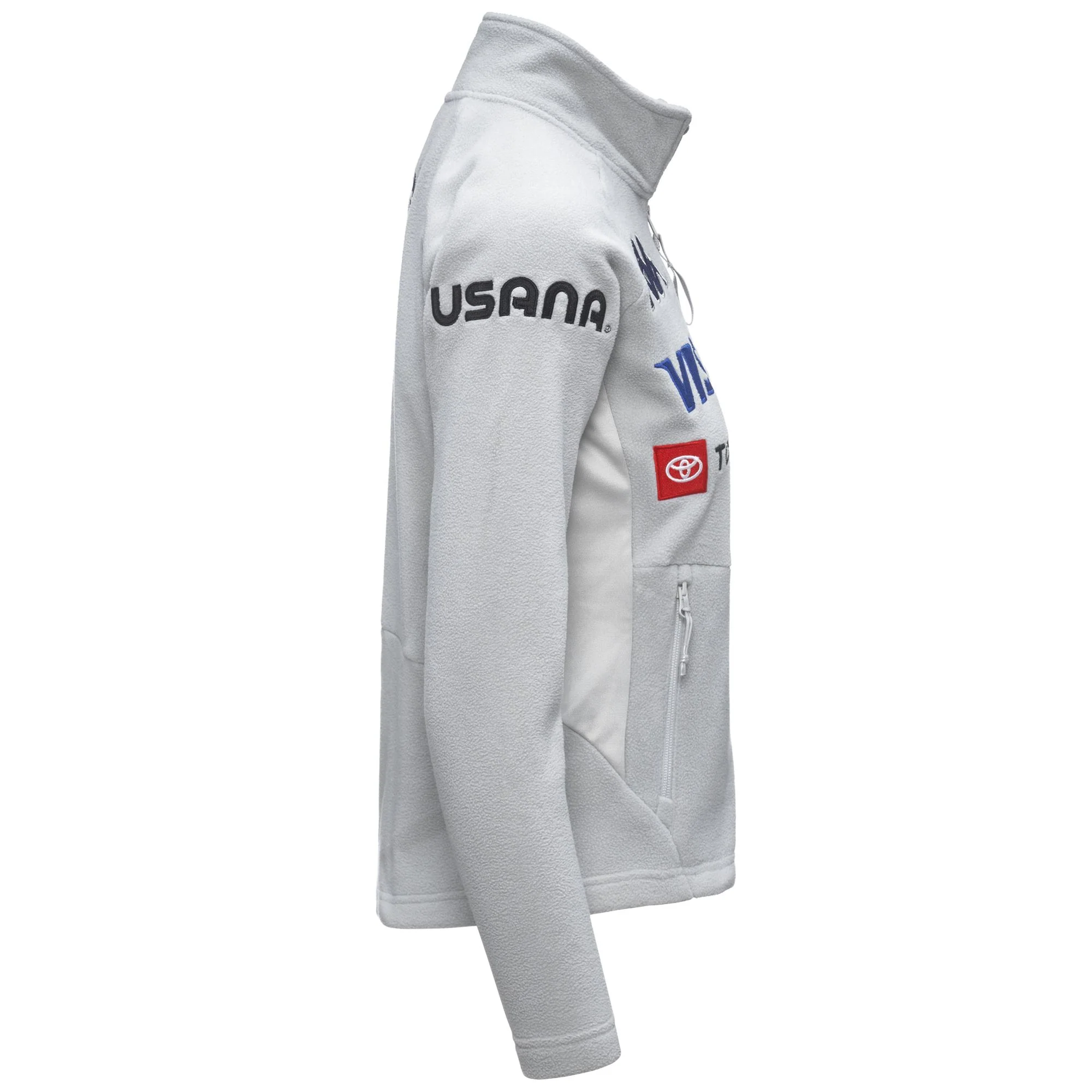 688C US - Fleece - Jacket - Woman - Grey Lt Lead - Image 3