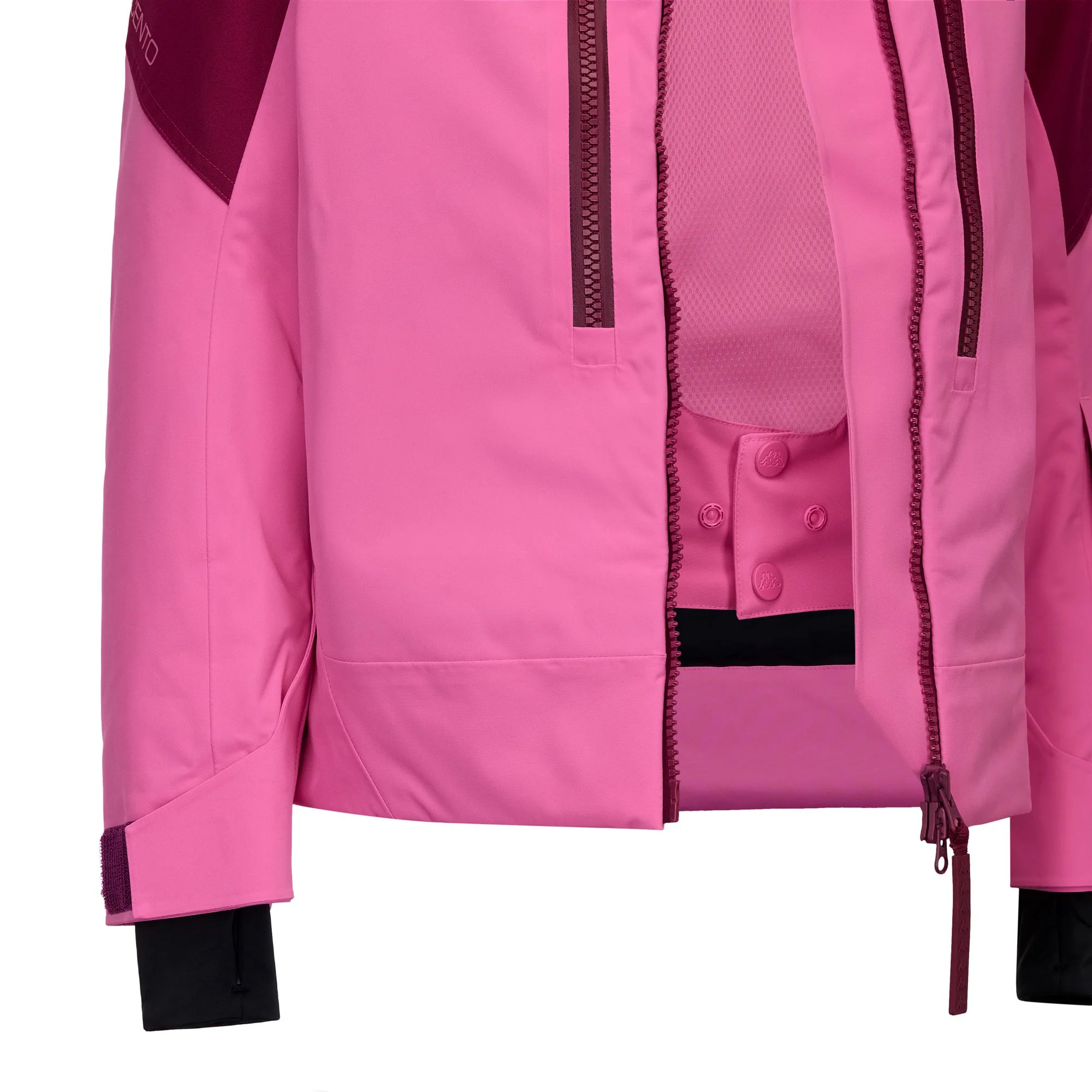 604C - Jackets - Mid - Woman - Fuchsia Lt-Red Plum - Image 4