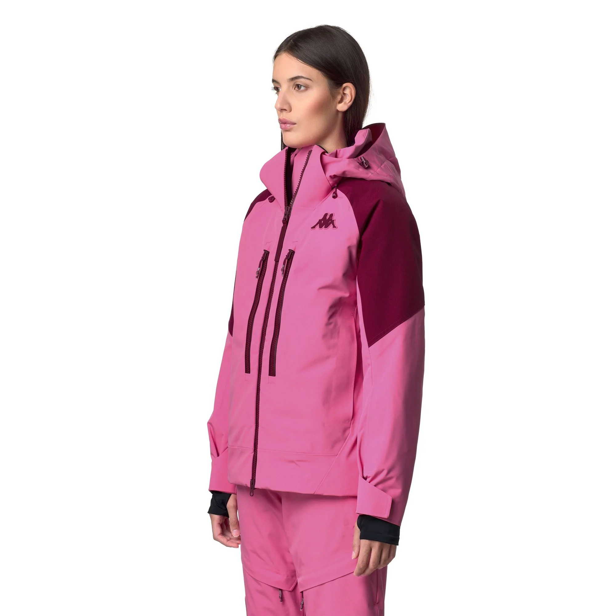 604C - Jackets - Mid - Woman - Fuchsia Lt-Red Plum - Image 5