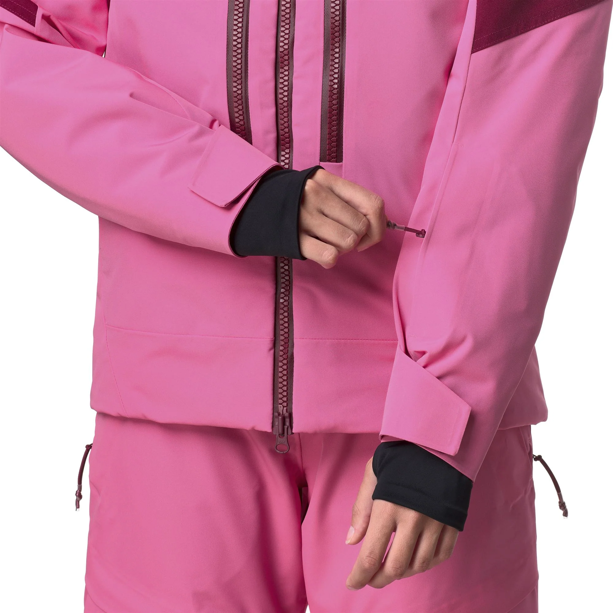 604C - Jackets - Mid - Woman - Fuchsia Lt-Red Plum - Image 7