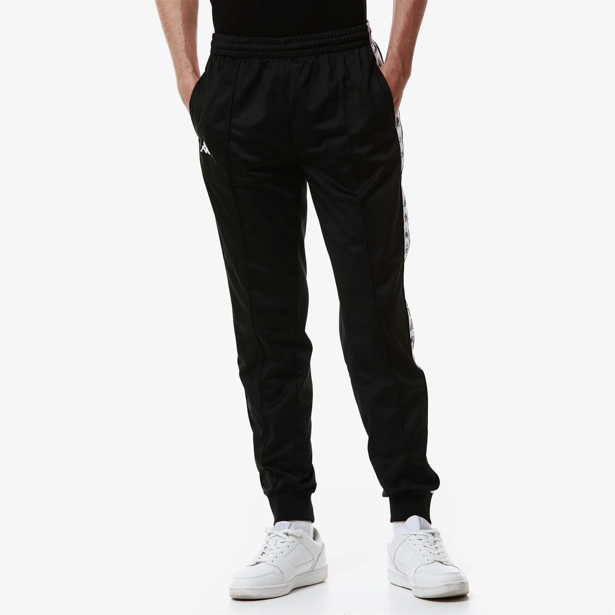 222 BANDA RASTORIA SLIM - Pants - Sport Trousers - Man - BLACK-WHITE - Image 4