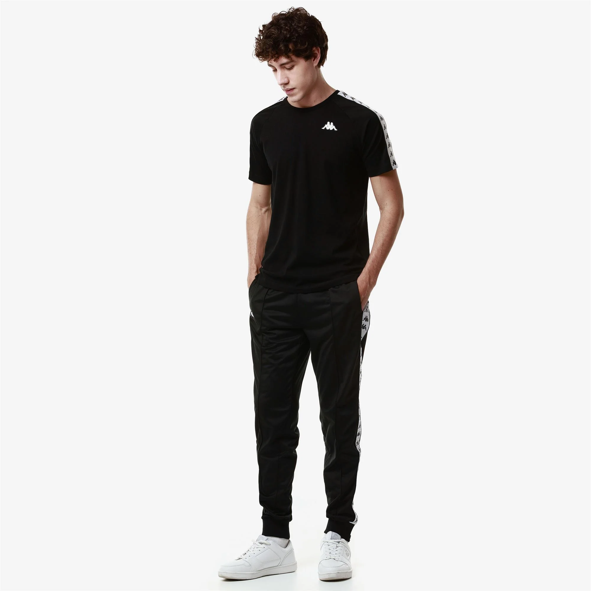 222 BANDA RASTORIA SLIM - Pants - Sport Trousers - Man - BLACK-WHITE - Image 6