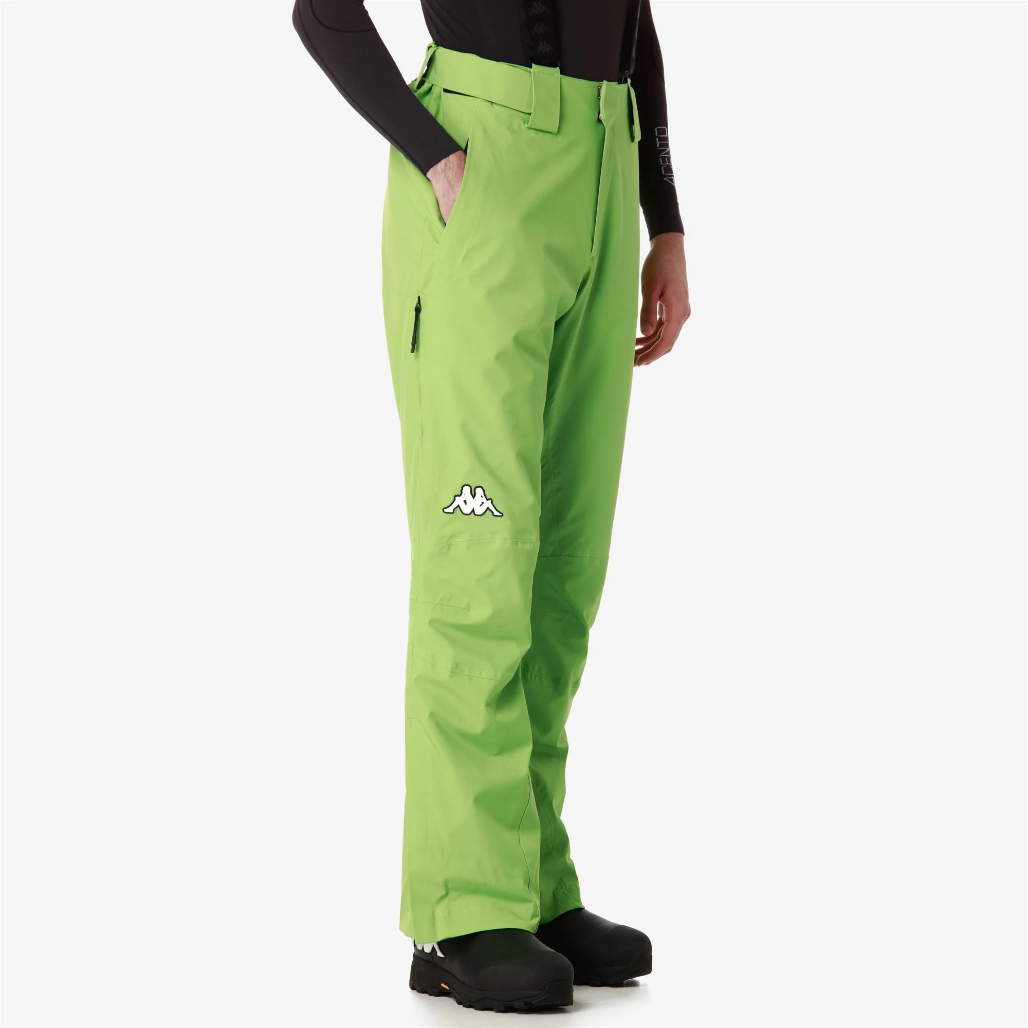 864 - Pants - Sport Trousers - Man - Green Glowing-Black - Image 6