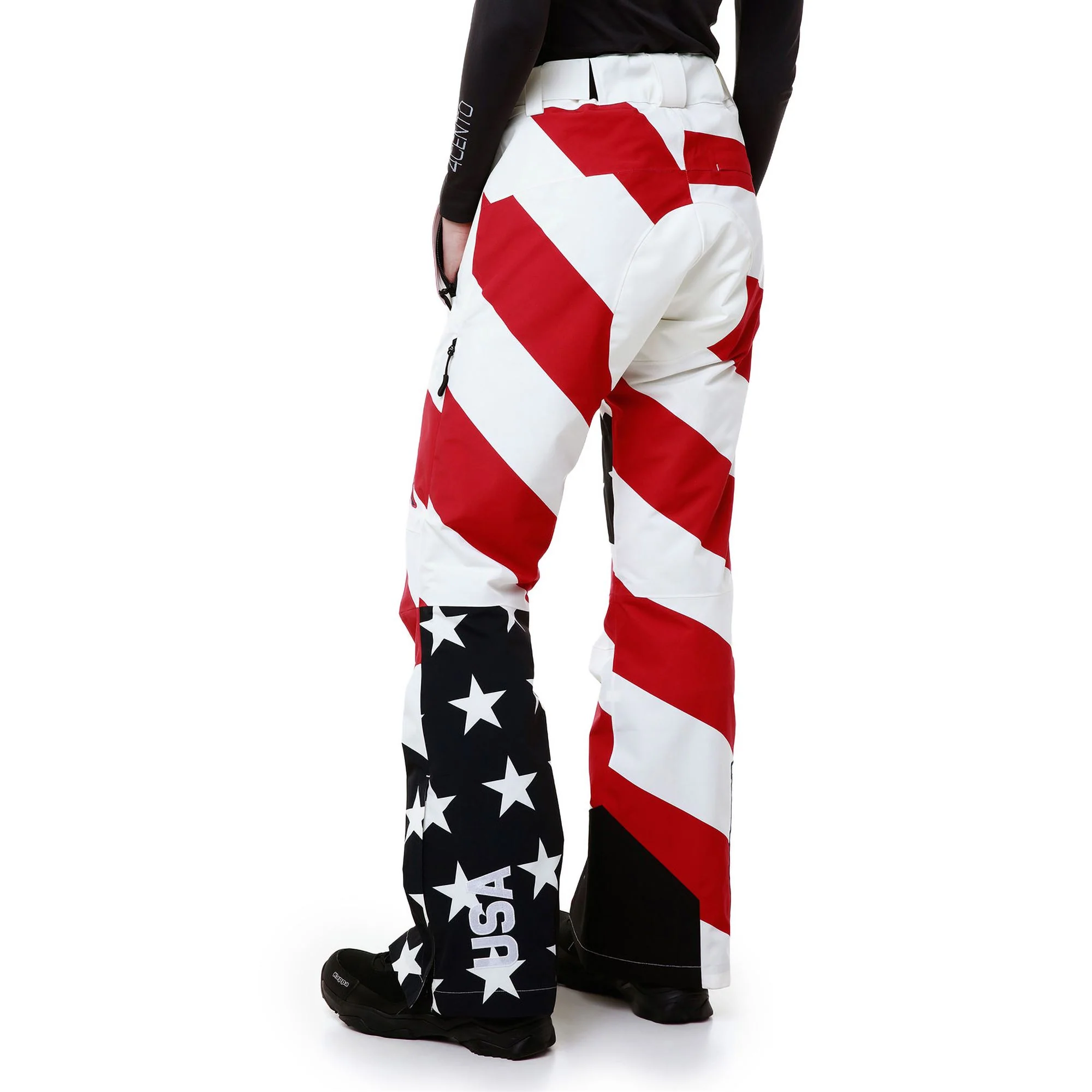 6CENTO 665G US - Pants - Sport Trousers - Woman - BLUE DK NAVY-WHITE MILK-RED-BLUE DK - Image 5