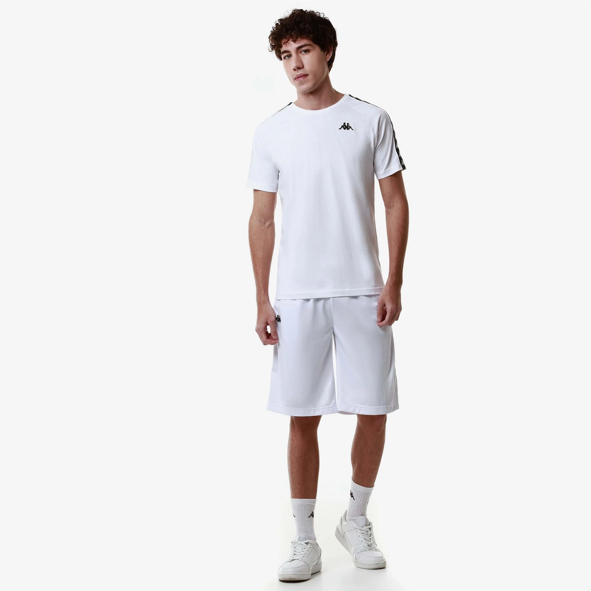 222 BANDA    TREADWELLZ - Shorts - Sport  Shorts - Man - WHITE-BLACK - Image 7